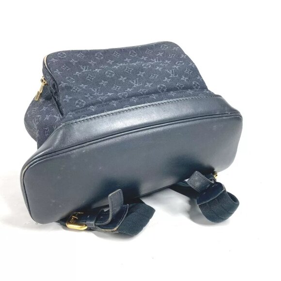 LOUIS VUITTON M92455 Monogram Mini Denim MontsourisGM Backpack Navy main image 7
